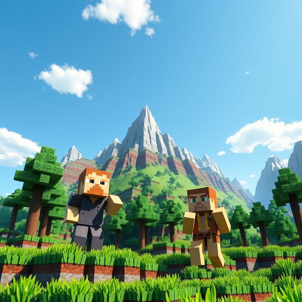 การใช้ CGI ในการแสดง 'A Minecraft Movie'